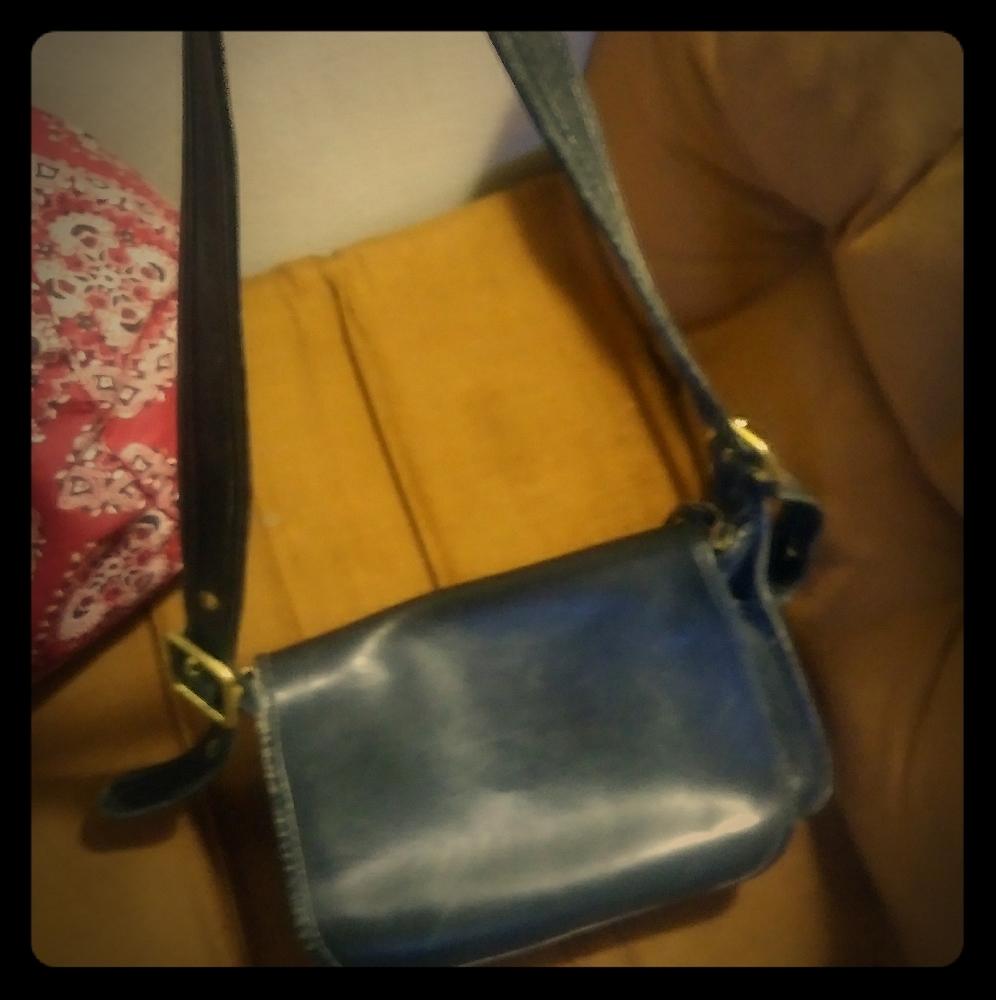 Vintage Mens Coach Leather mini adjustable strap